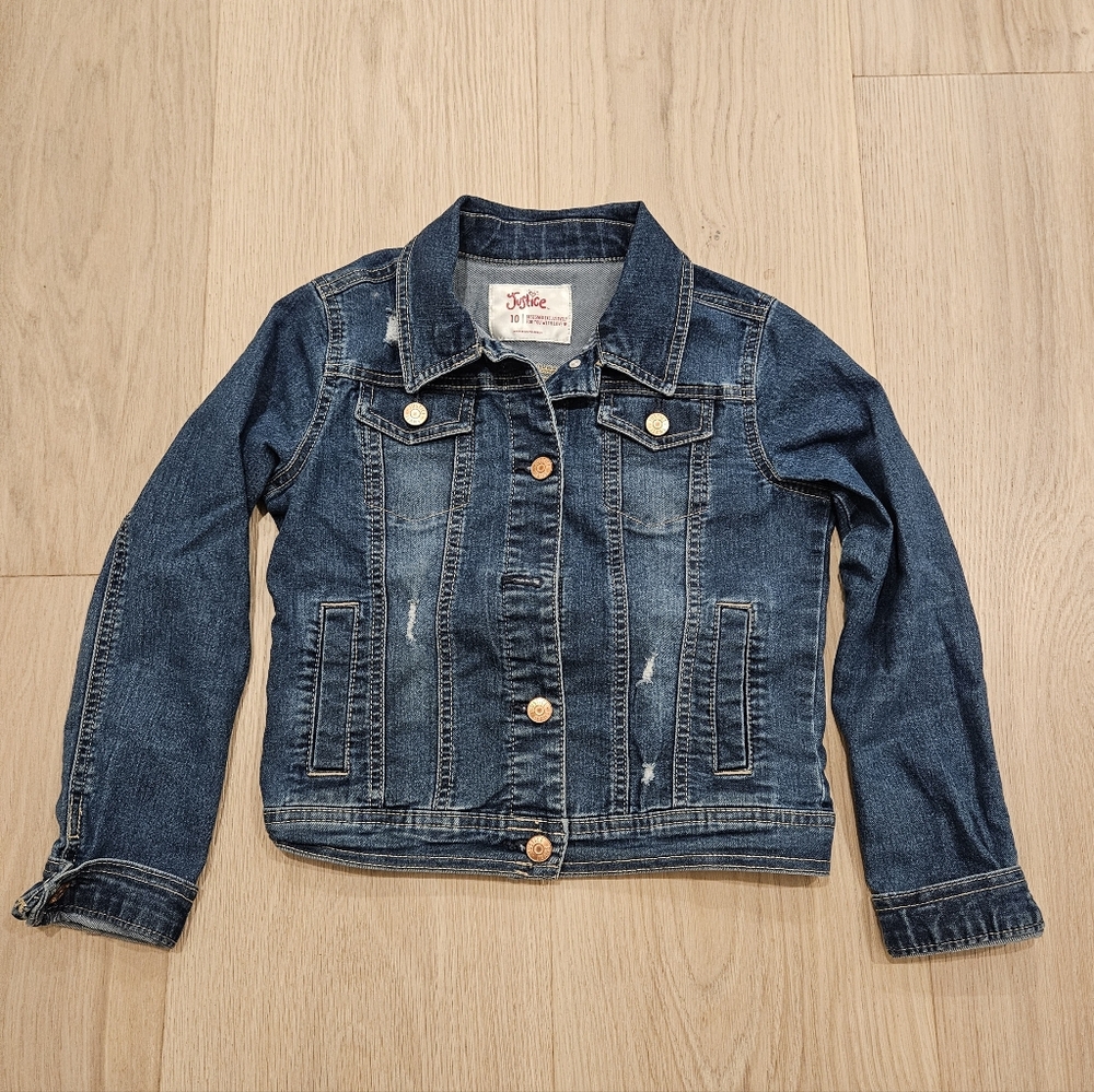 Jean Jacket, Justice for Girls, size 10